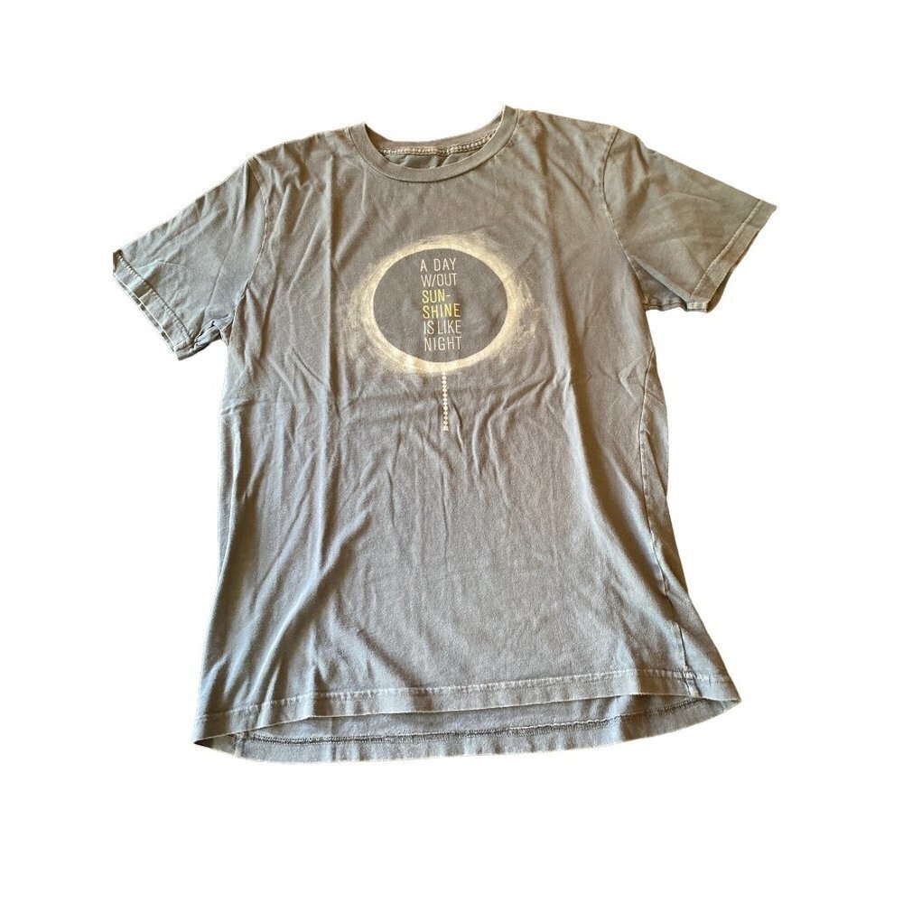 Fossil‎ Gray A Day Without Sunshine is Like Night Size Medium